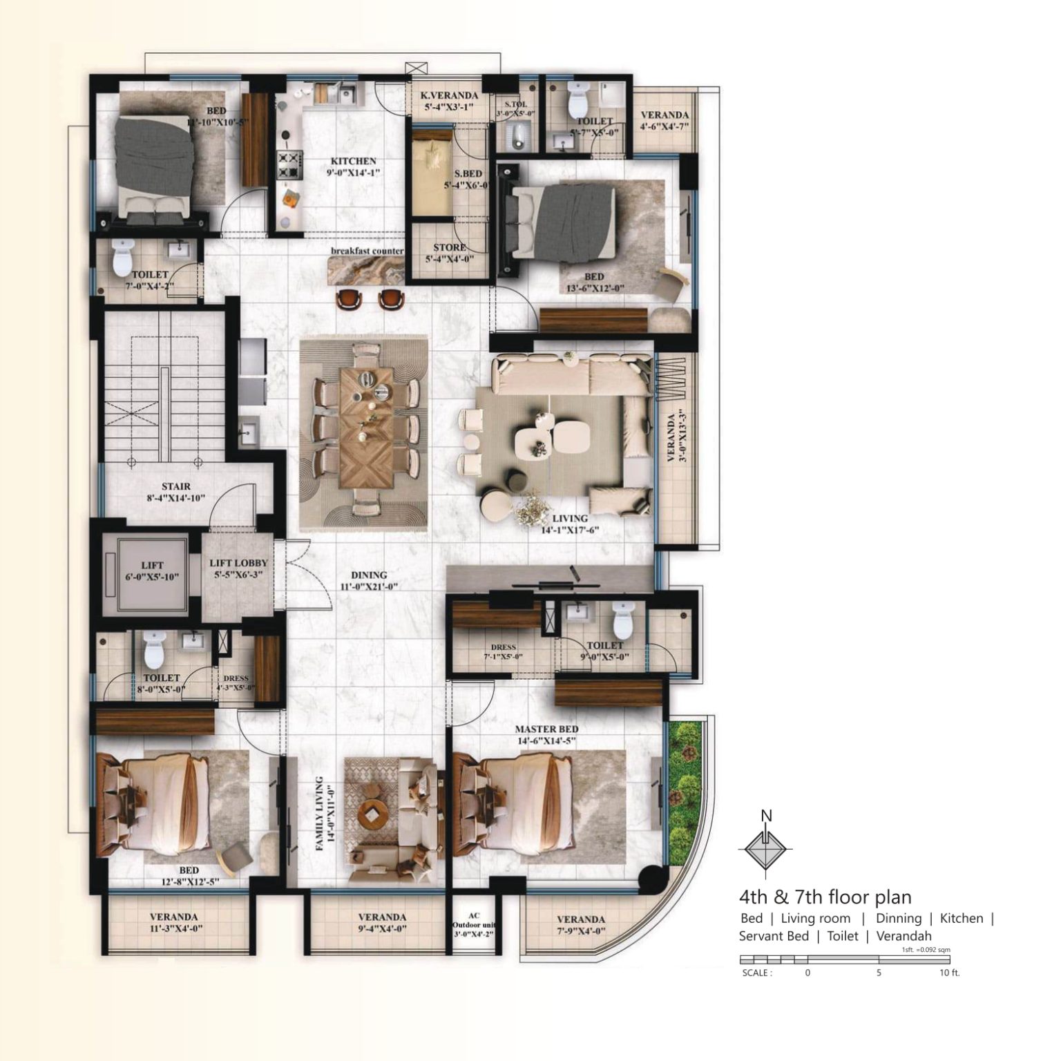 Tune Terrace Floor Plan 5